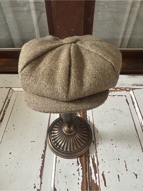 Vintage 1970's Irish Ross Castle Crafts Newsboy Hat Large